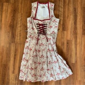 Landhaus Floral Drindl Dress Size EU 42